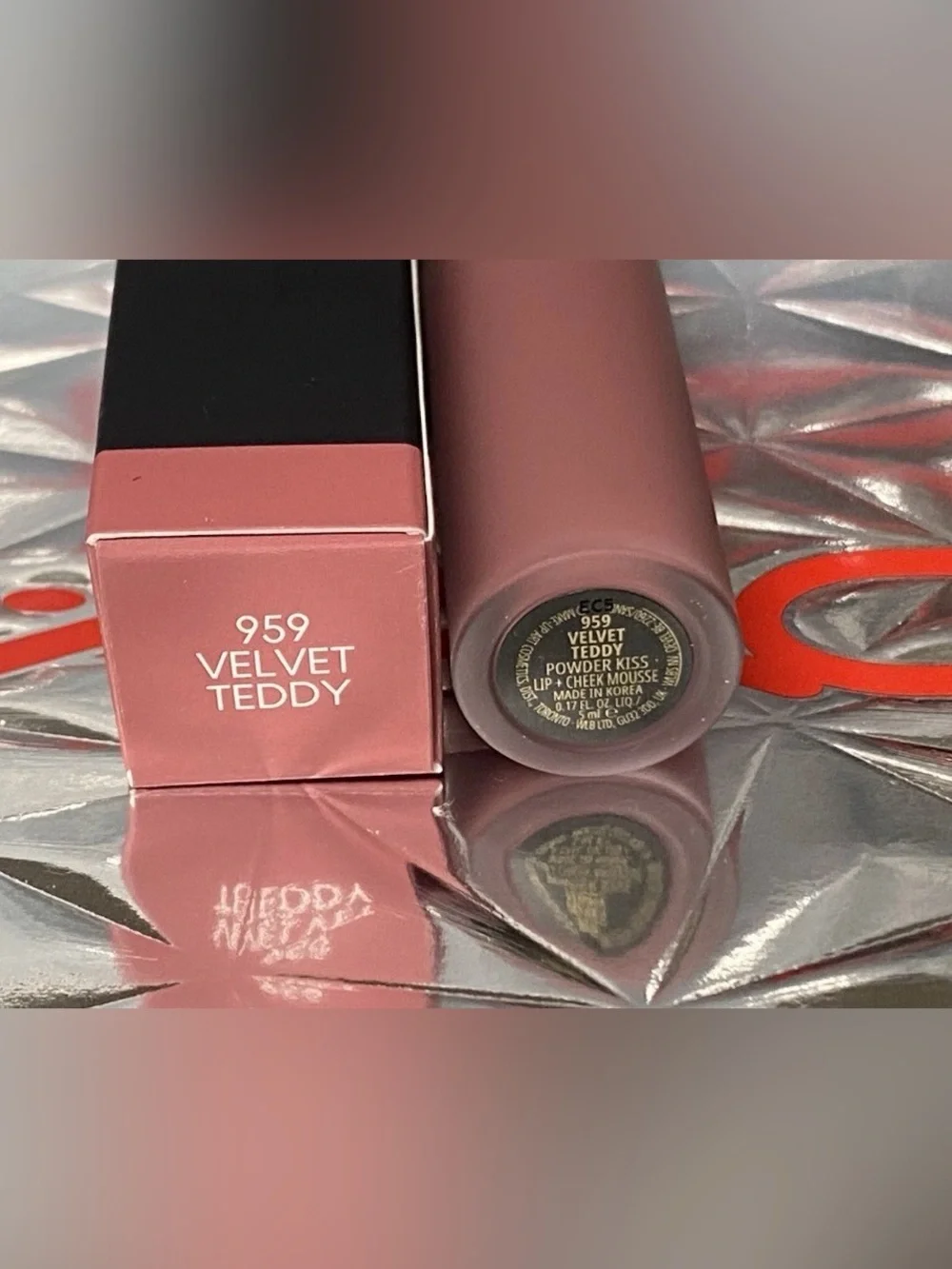 NEW✅ MAC Cosmetics Powder Kiss Lip+ Cheek Mousse • 959 Velvet Teddy • New in Box
